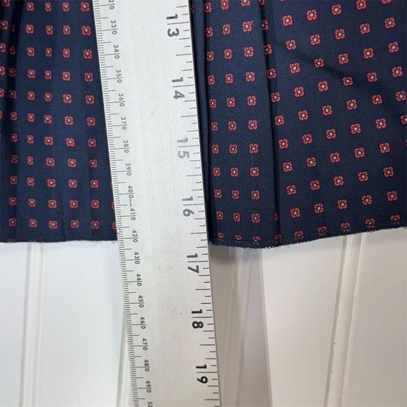 Tory Burch Blue and White Patterned Mini Skirt - Picture 5 of 9